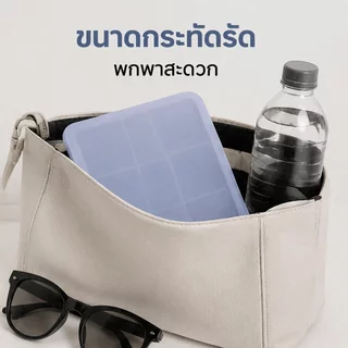 แม่พิมพ์ซิลิโคนน้ำแข็งก้อน Ice Cube พร้อมฝาปิด แม่พิมพ์ถาด บล็อกน้ำแข็งขนาดใหญ่