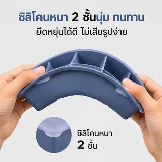 แม่พิมพ์ซิลิโคนน้ำแข็งก้อน Ice Cube พร้อมฝาปิด แม่พิมพ์ถาด บล็อกน้ำแข็งขนาดใหญ่