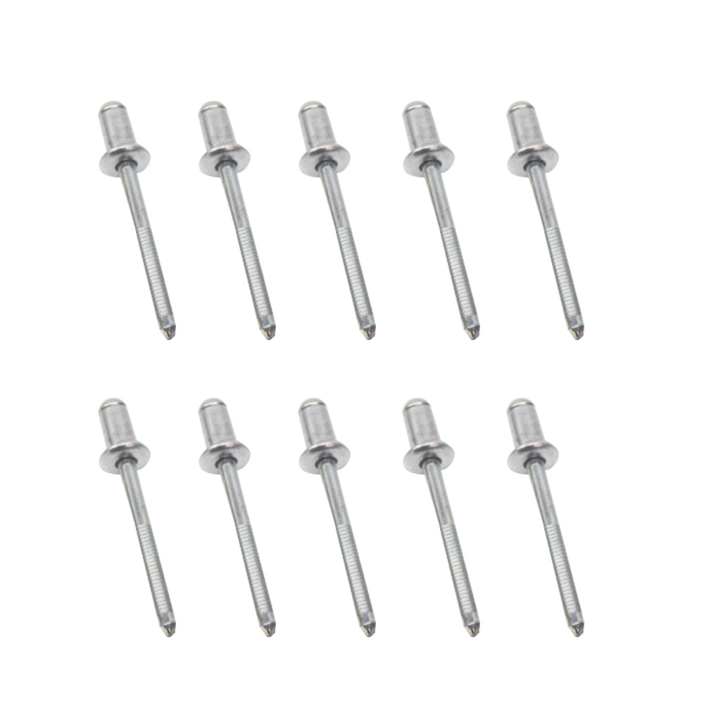 การ์ดประตู 10 ชิ้น Pop rivet Regulator A0049902897 เหมาะสําหรับ Mercedes-Benz