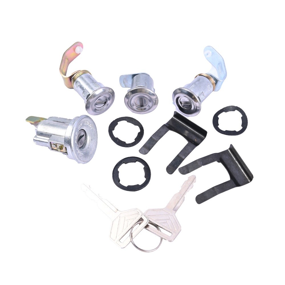 สวิตช์จุดระเบิดและกระบอกล็อคประตูชุดสําหรับ Toyota Land Cruiser BJ40 FJ40 69-86