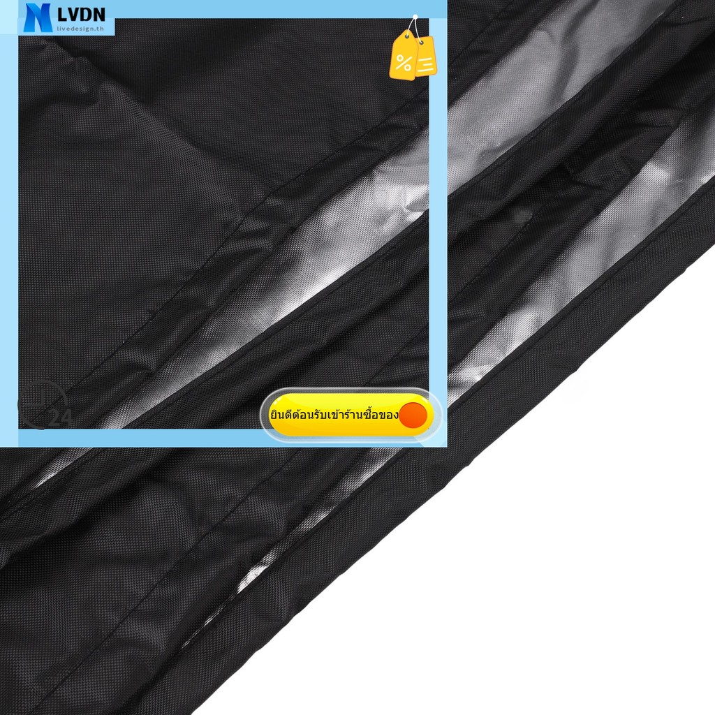 [LVDN] Outdoor 420D Oxford Cloth Waterproof Table Saw Dust Cover สีดํา 72*61*72 ซม.
