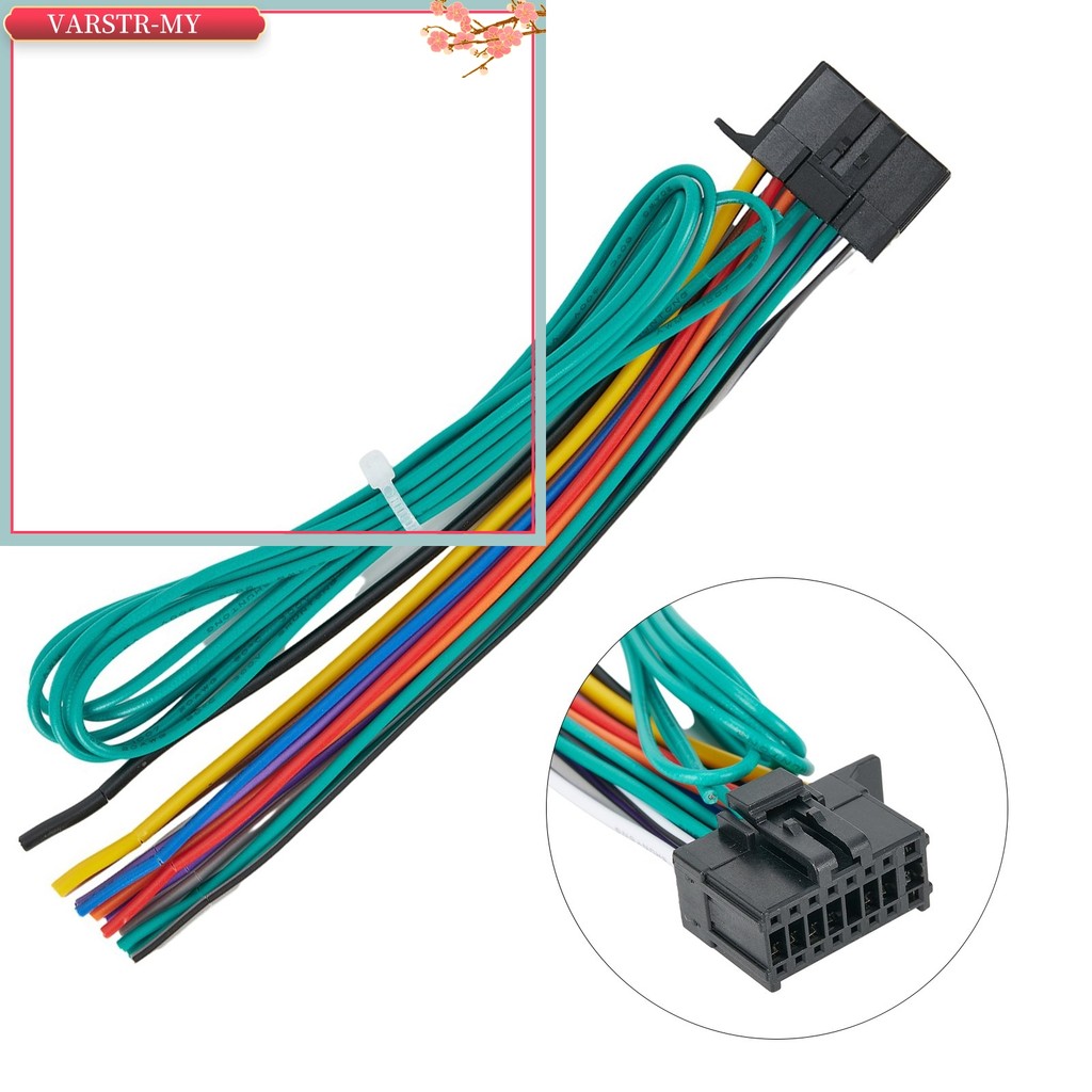 <VARSTR>ปลั๊กวิทยุรถยนต์ 16 พินสายไฟสเตอริโอสําหรับปี 2010 สําหรับรุ่น Pioneer DEH