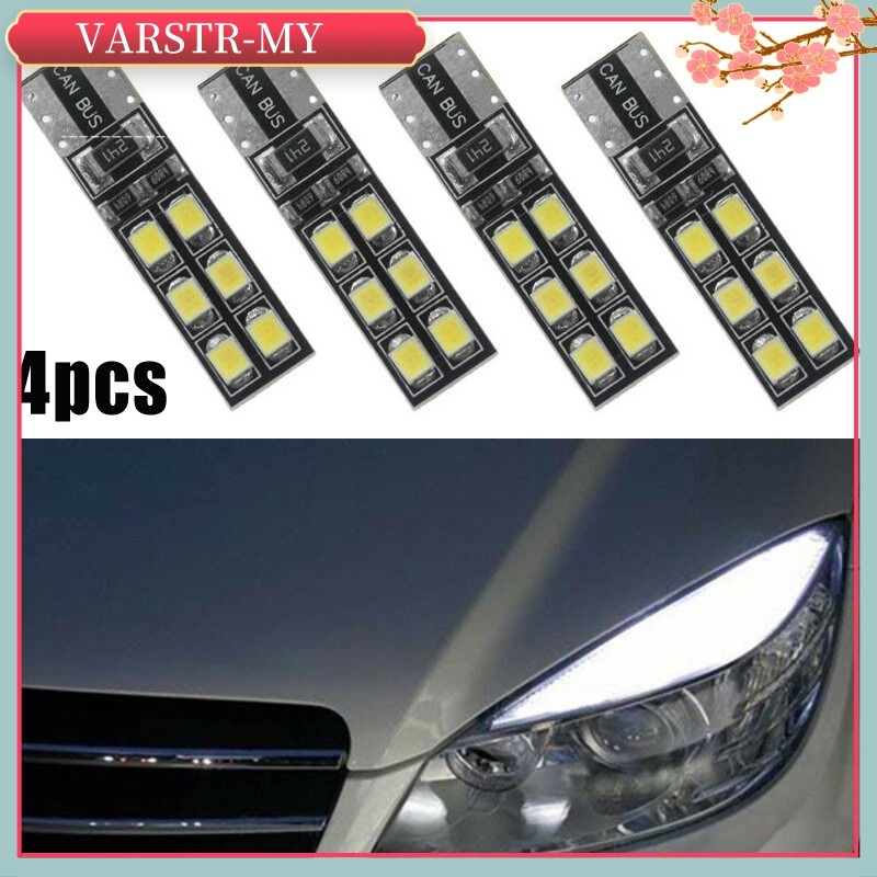 <VARSTR>4x หลอดไฟเปลือกตาคิ้วฟรีข้อผิดพลาดสําหรับ LED Mercedes-Benz W204 C300 C350