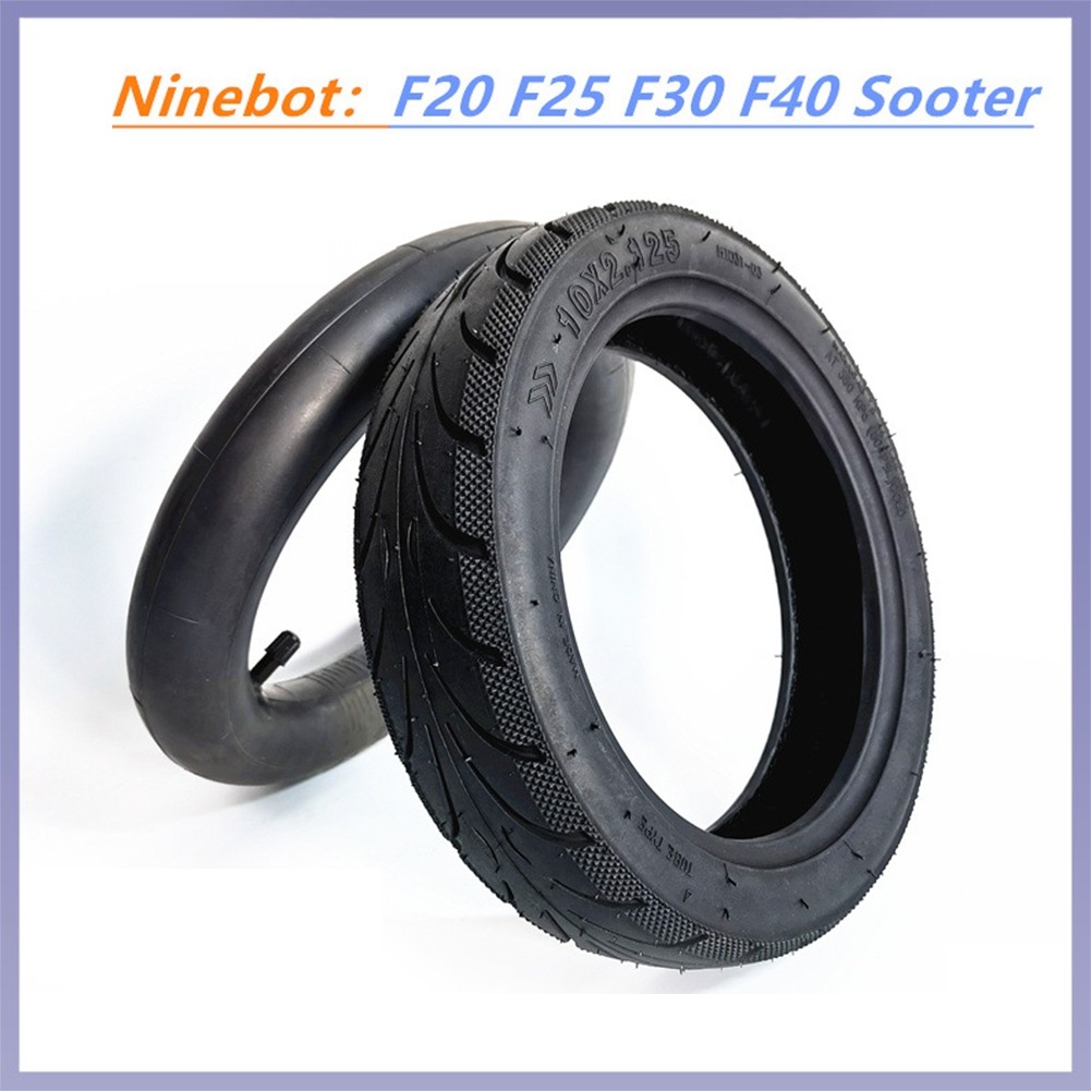 HOT10 นิ้ว 10x2.125 ยางในและTyre สําหรับ Segway F20/F25/F30/F40 สกู๊ตเตอร์ไฟฟ้า