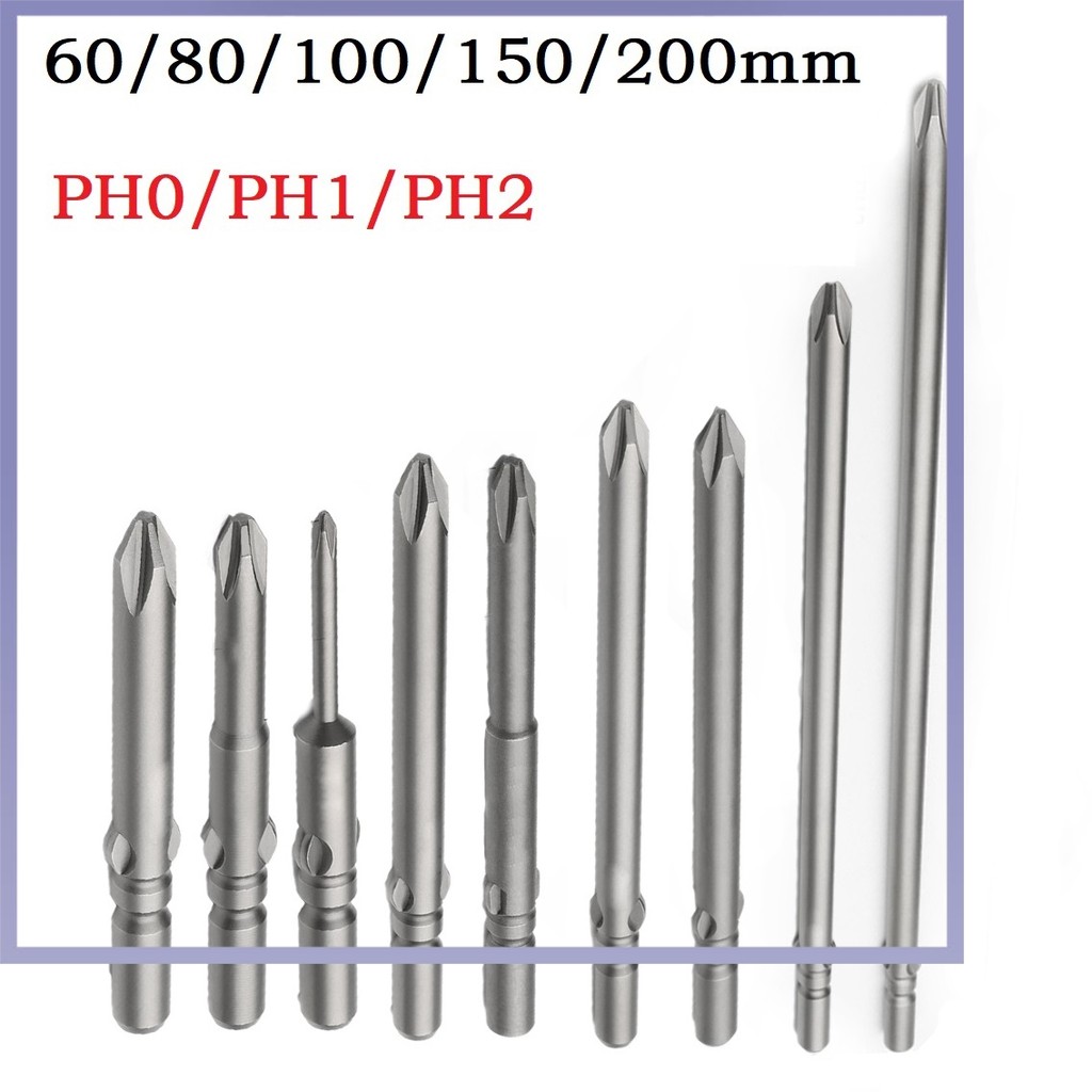 HOT60-200mm PH0 PH1 PH2 802 ไขควงไขว้ไฟฟ้า ImpactDriver