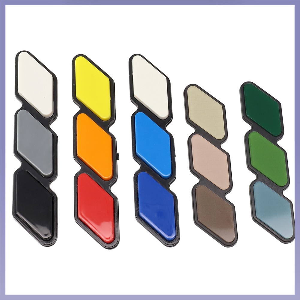 HOT Tri-color 3 Grille Badge emblem สําหรับ Toyota สําหรับ 4Runner สําหรับ Rav4 สําหรับ Highlande