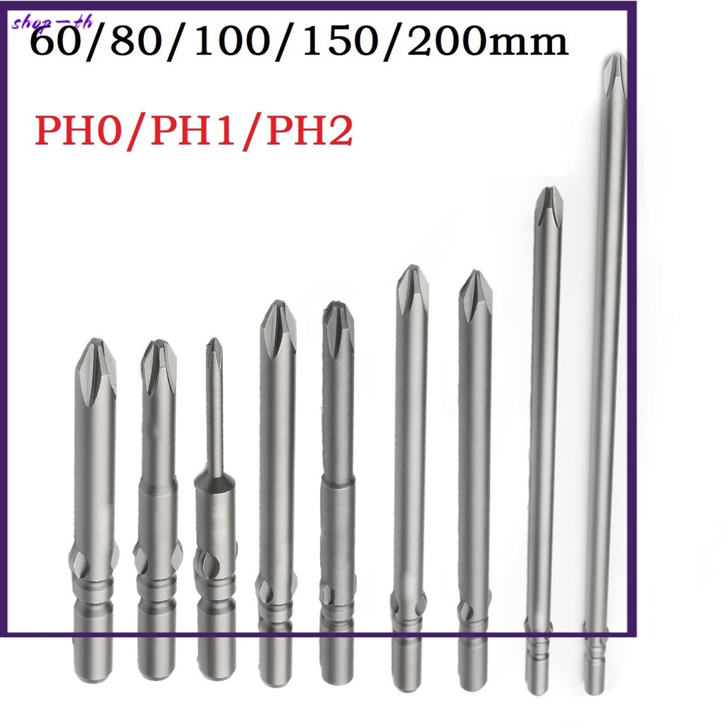 [RDYSHOP] 60-200mm PH0 PH1 PH2 802 ไฟฟ้าสําหรับไขควงข้าม ImpactDriver