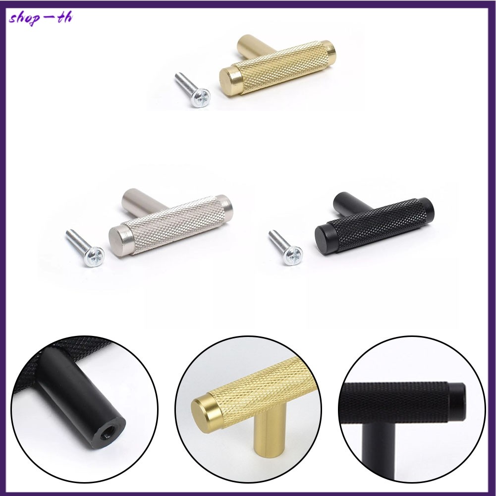 [RDYSHOP] ลูกบิดมือจับประตูตู้ครัวลิ้นชักตู้ลิ้นชัก Knurled T Bar Knob