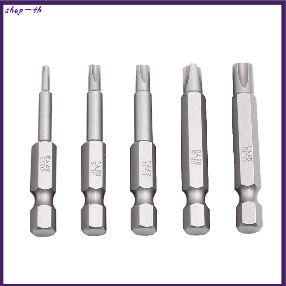 [RDYSHOP] ดอกไขควงรูปตัว Y 50 มม. 1/4 นิ้ว Hex Shank Y ประเภท Y3 Y4 Y5 Y6 Y8