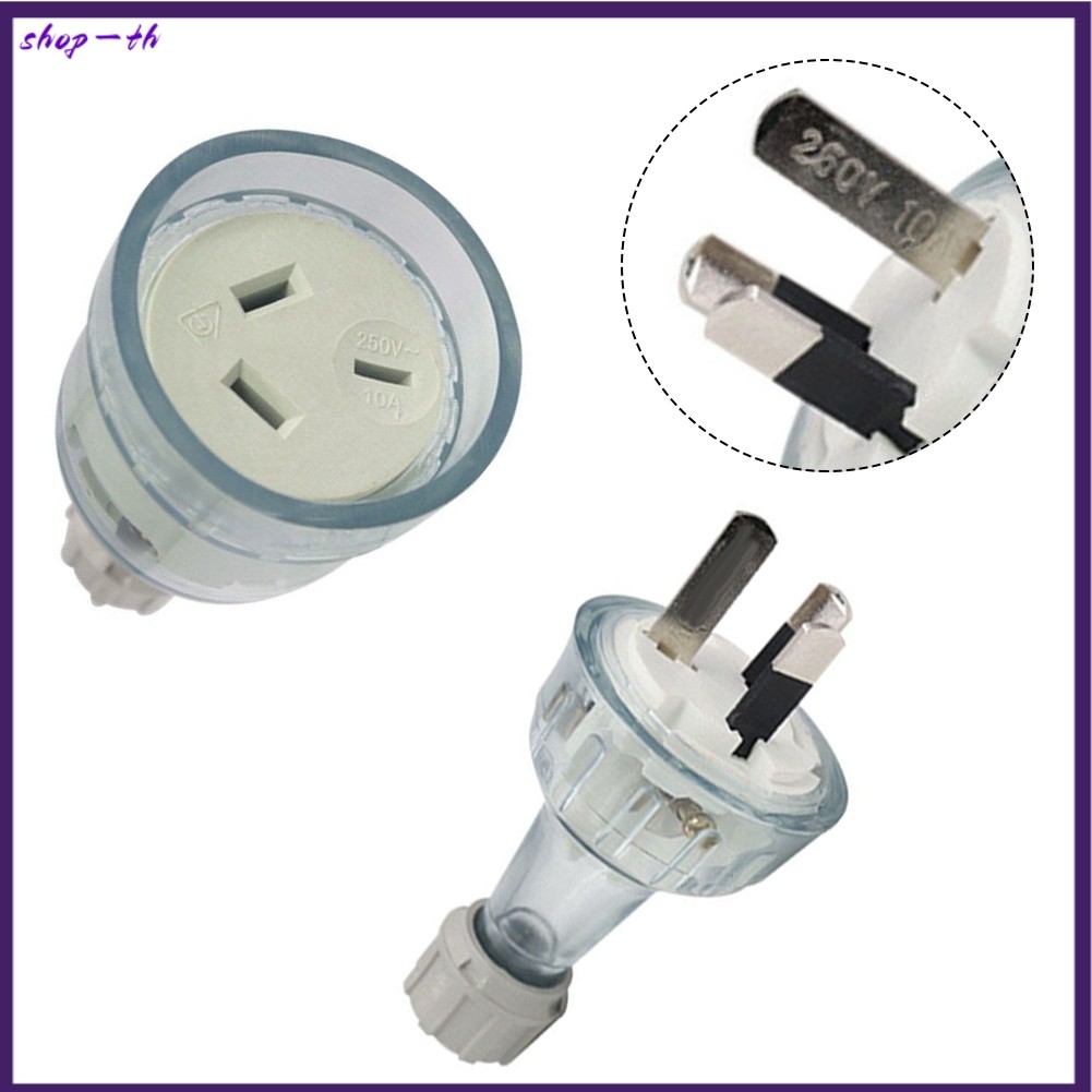 [RDYSHOP] ซ็อกเก็ตชายหญิง 3 ขา 10A 10amp 15A สายไฟใส 240V 250V