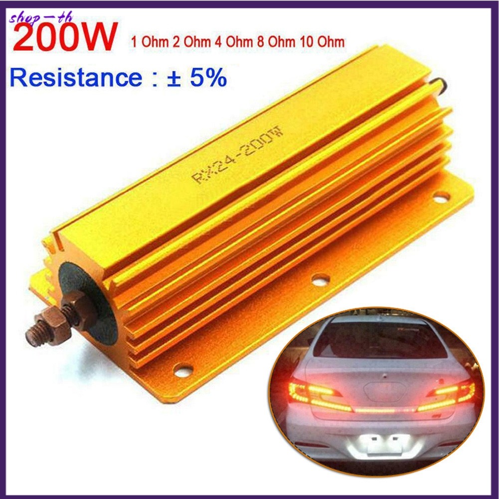 [RDYSHOP] 1ohm 2ohm 4ohm 8ohm 8R 200W Watt Power Metal Resistor 4 Tube Amp Test Load