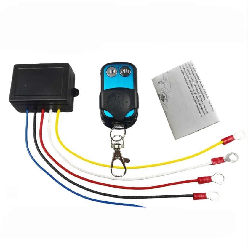 [RDYSHOP] ชุดรีโมทคอนโทรล Winch ไร้สาย 12/24V รีโมทคอนโทรลกันน้ํา Winch สําหรับ SUV
