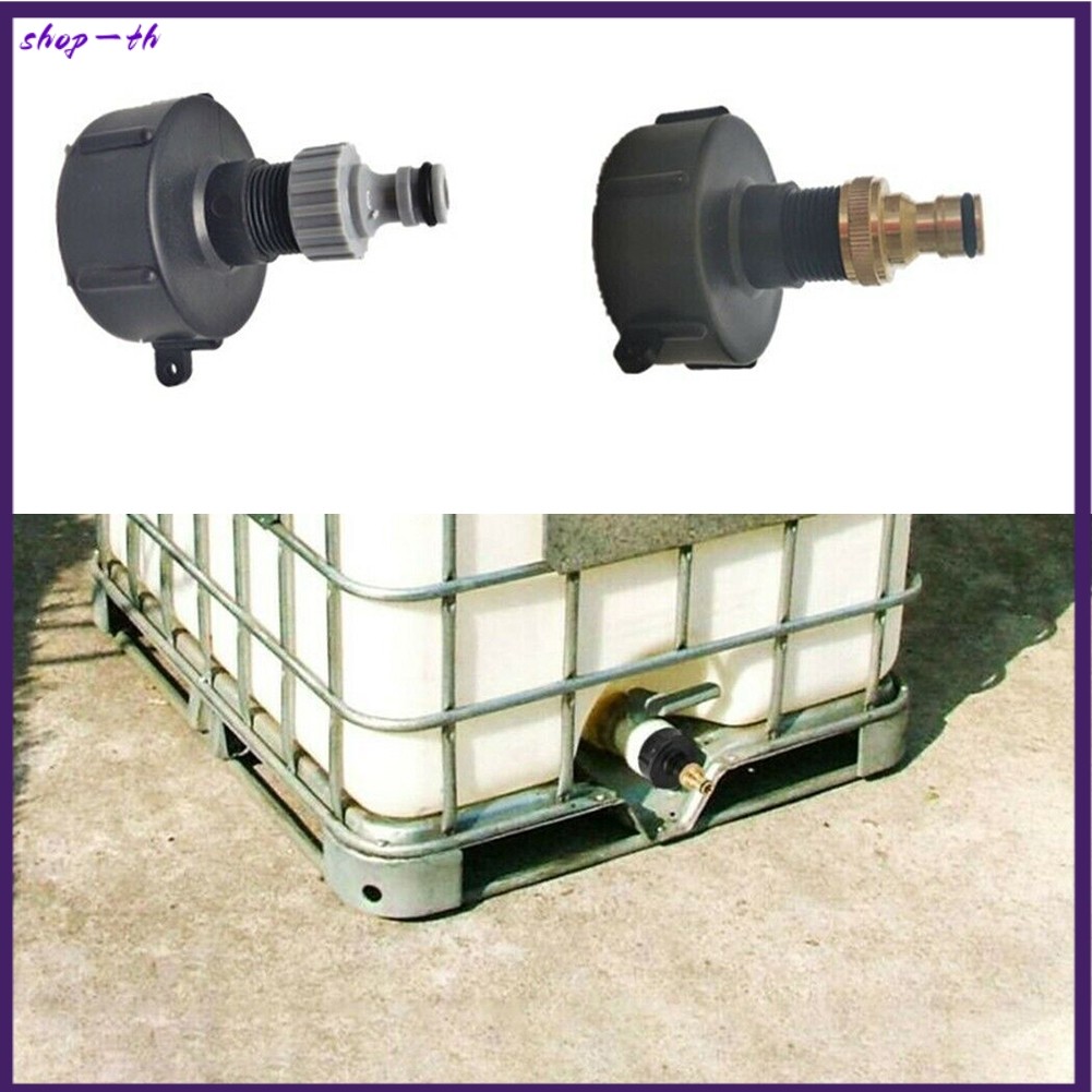 [RDYSHOP] อะแดปเตอร์ IBC 3/4in พร้อม Outlet Tap Rainwater สําหรับกลองถังคอนเทนเนอร์ 1000L S60X6