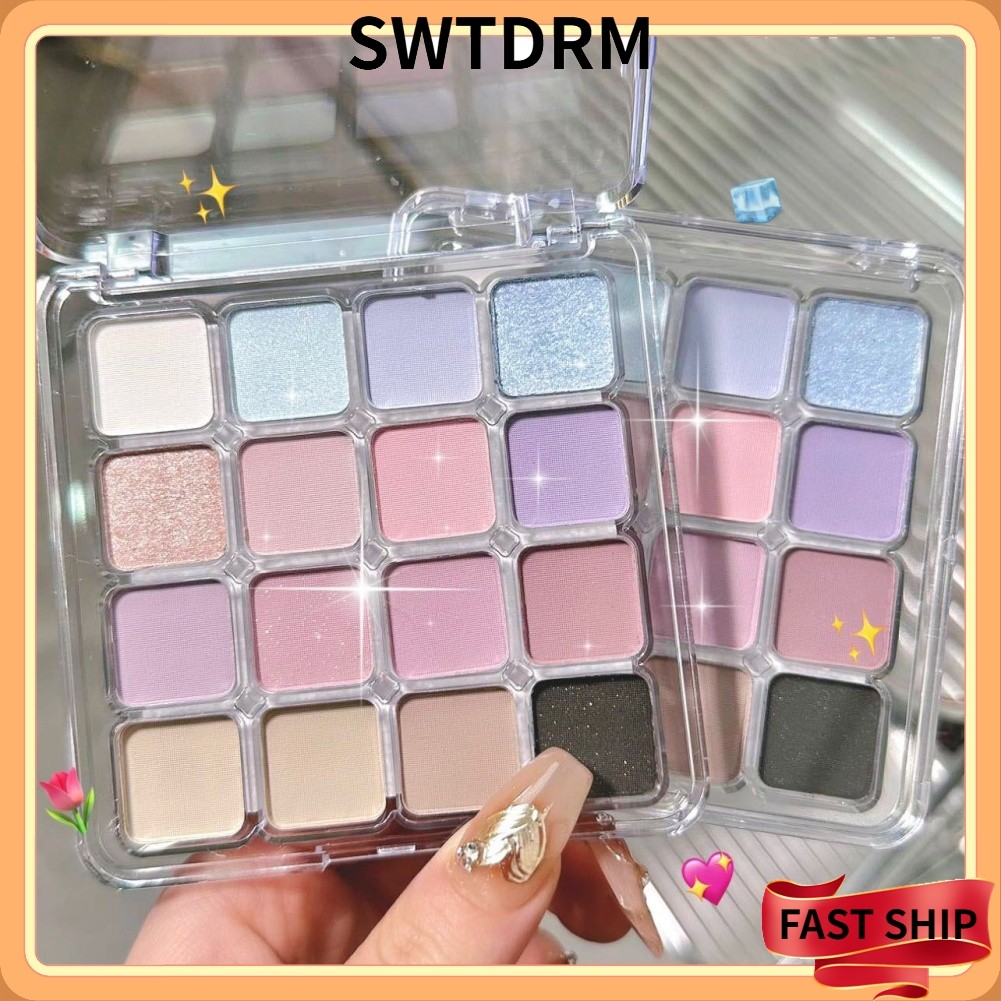 SWTDRM16 Color Eyeshadow Matte Pearl สําหรับชิมเมอร์ Low Saturation Earth