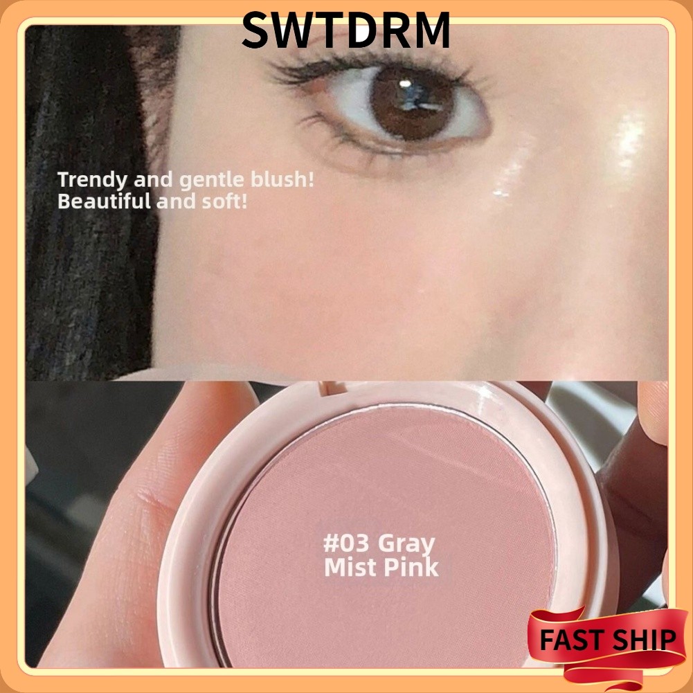 SWTDRMbrand Soft Matte Blush Neutral Skin Nude Grey Pink Long Lasting Makeup