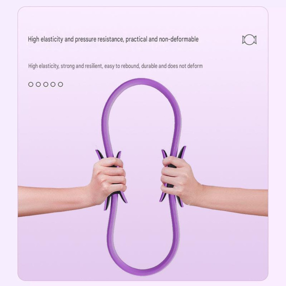[LVDN]Pilates Ring อุปกรณ์ฟิตเนสออกกําลังกายยืดหยุ่นสูงกันลื่นที่เชื่อถือได้