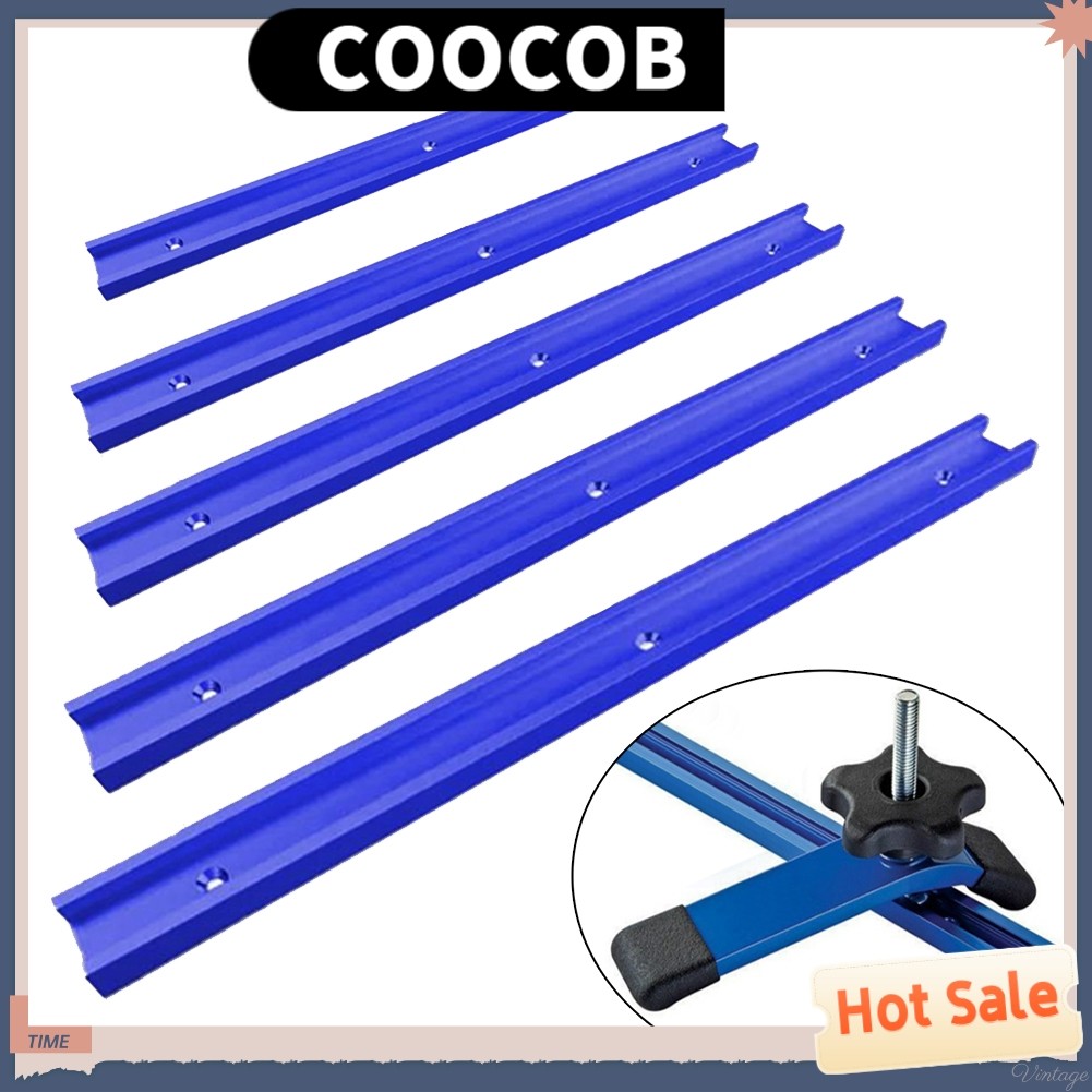 อลูมิเนียมอัลลอยด์ T-tracks Slot Miter Track และ Miter Bar Slider ตาราง 100-500 มม.❀