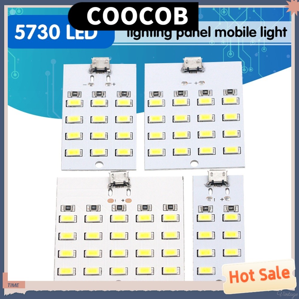 5730 สําหรับ SMD 5V 430mA~470mA สีขาว Mirco Usb 5730 แผงไฟ LED USB มือถือ❀