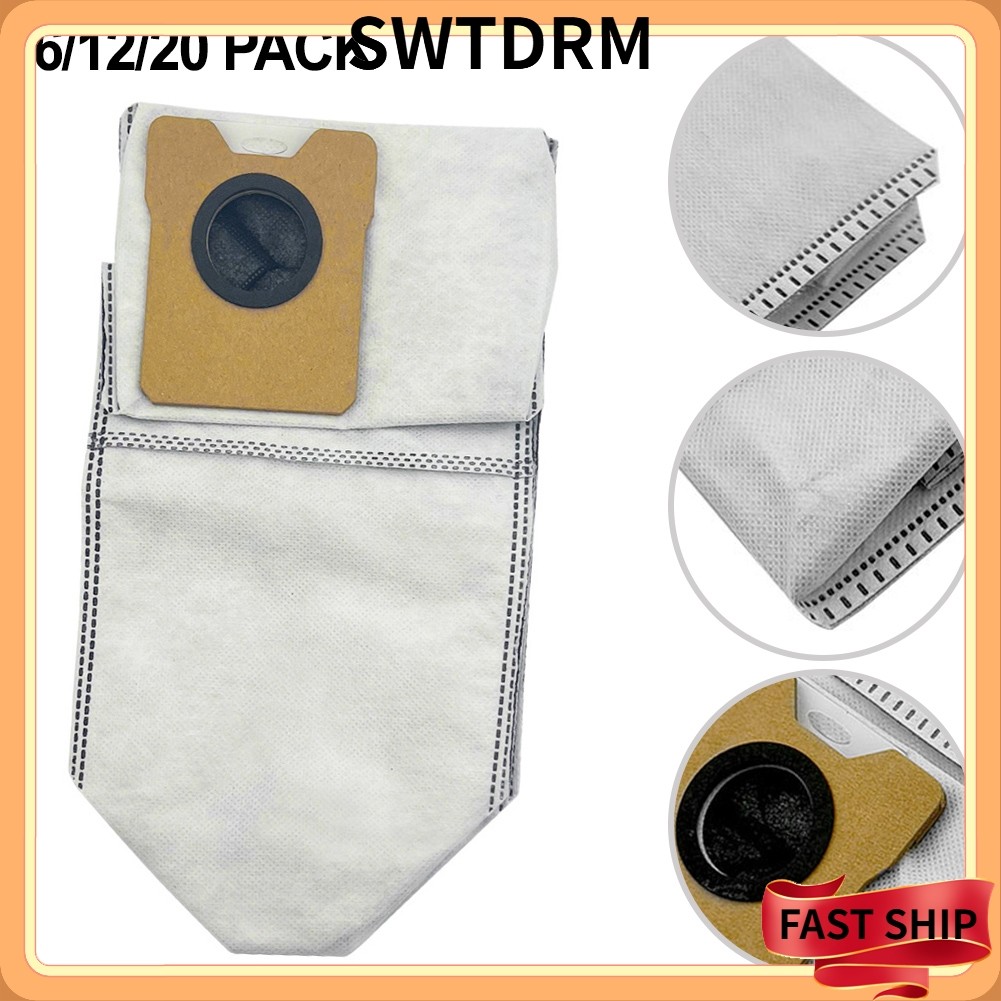 SWTDRMing3.3L กระเป๋าความจุขนาดใหญ่สําหรับ eufy C10 / C20 สําหรับเครื่องดูดฝุ่น Omni