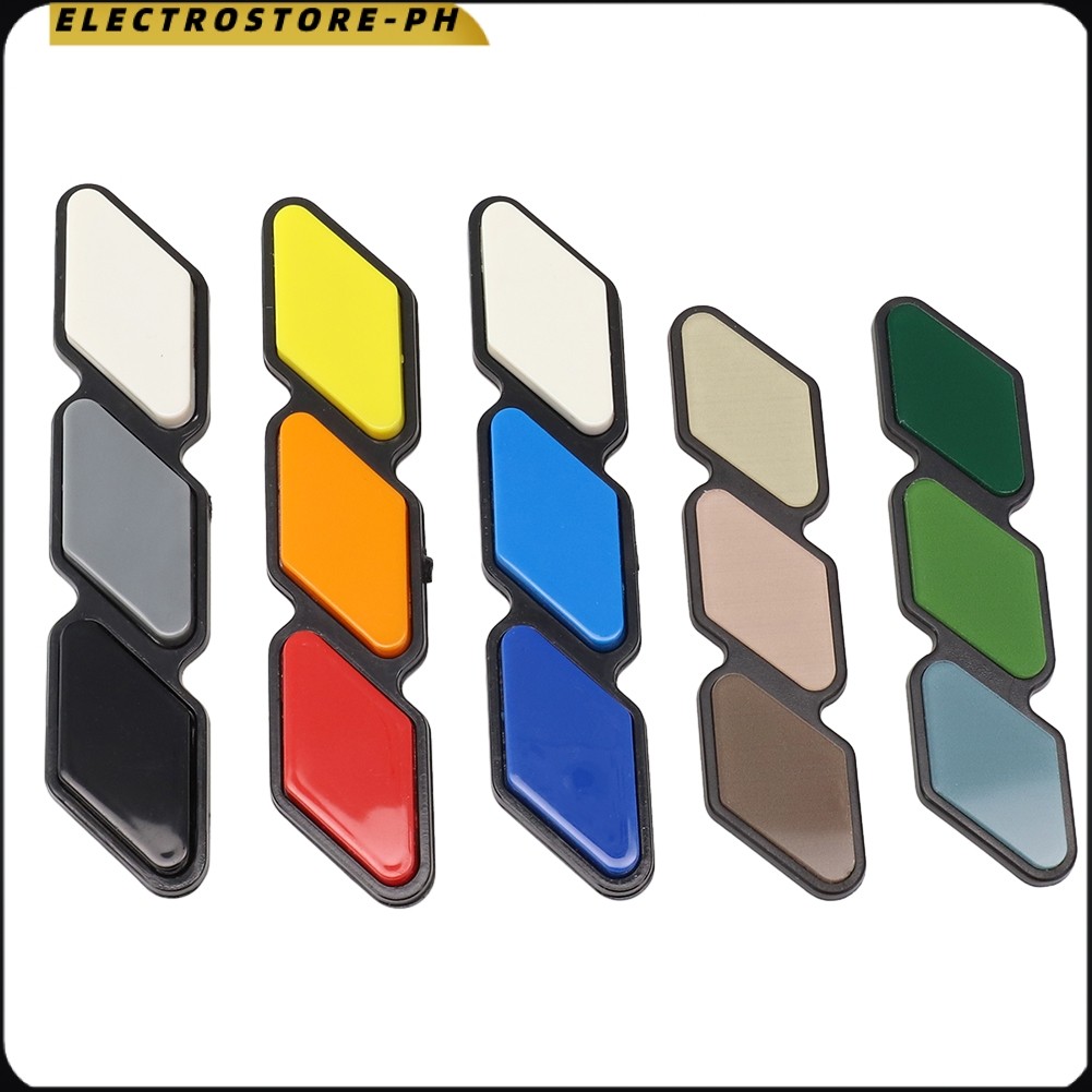 Tri-color 3 Grille Badge emblem สําหรับ Toyota สําหรับ 4Runner Rav4 สําหรับ Highlande