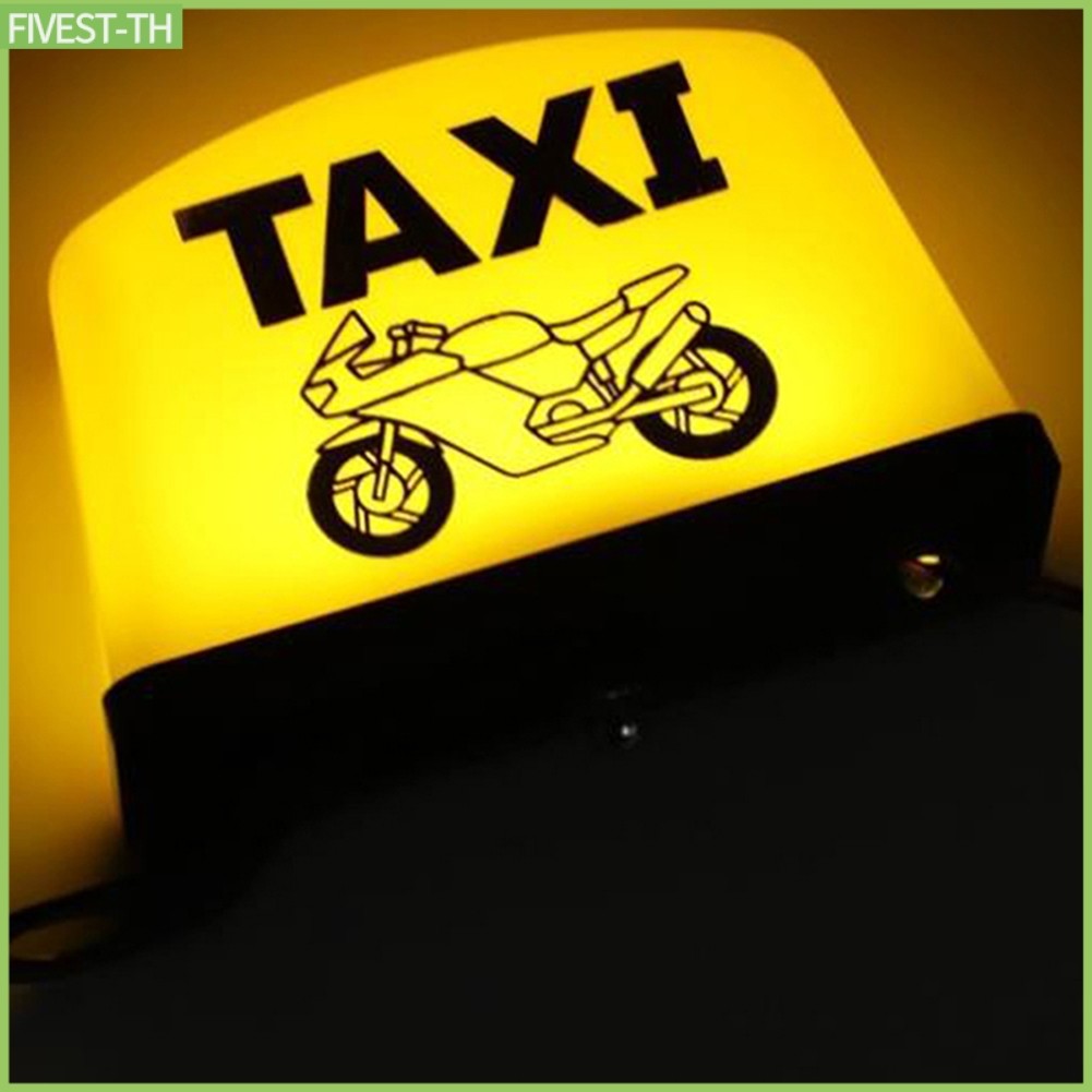 ที่ขายดีที่สุด12V ตกแต่งรถจักรยานยนต์ Modified Light Taxi Sign โคมไฟ LED TAXI Sign ไฟ LED
