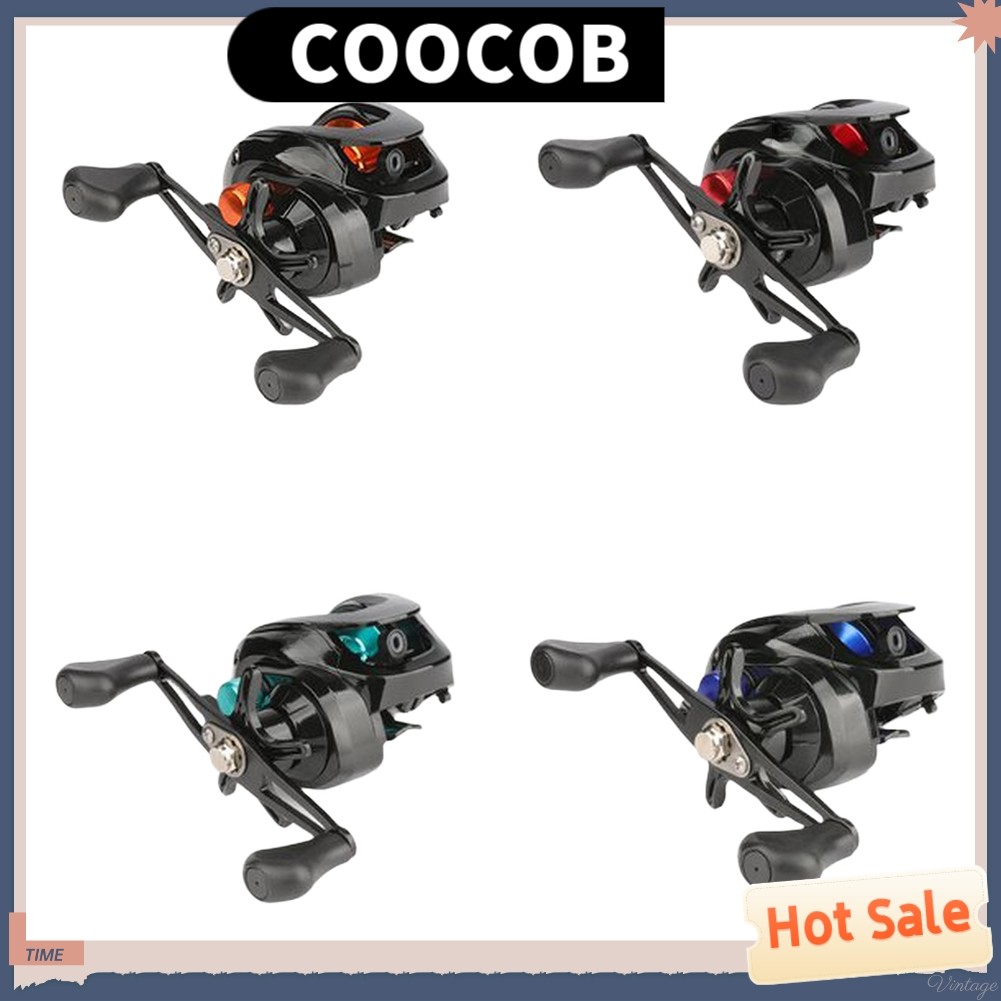 {July in New} รอกตกปลาหล่อโลหะ Anti Backlash Baitcasting Reel ลากสูงสุด 8 กก.