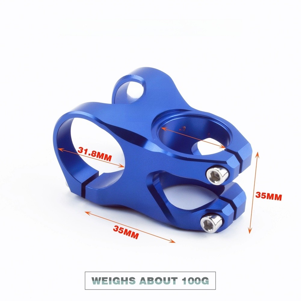 {July in New} Bicycle CNC FOR ultra Light Hollow ก้านแฮนด์สั้น 31.8mm