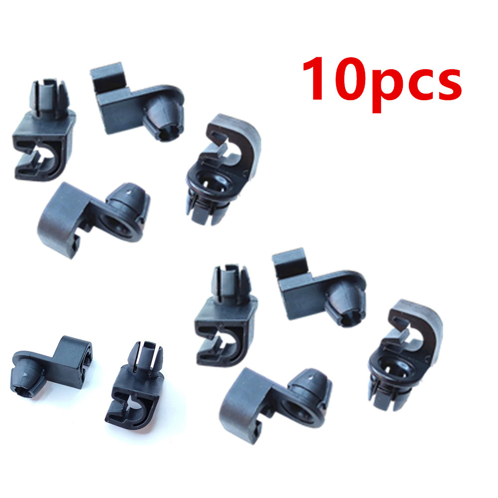 10 x Hood Bonnet Stay Rod Clips สีดํา 792843 สําหรับ Citroen Berlingo C3 C4 Peugeot