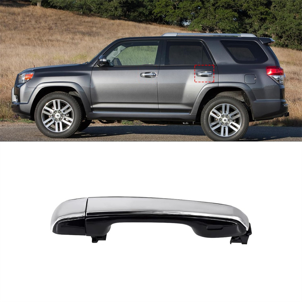 1PC ด้านหลังด้านนอกประตู 69250-60050 สําหรับ Lexus GX460 10-18 w/o Key Hole