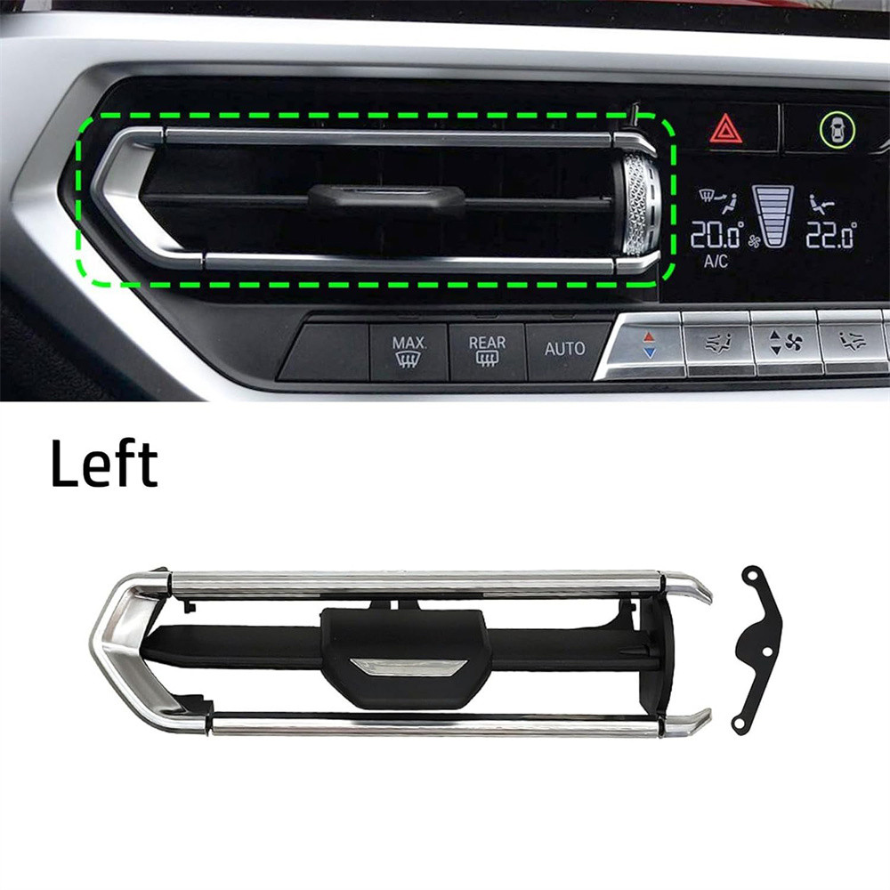 ด้านหน้ากลางซ้าย A/C Air Outlet Conditioner Vent ชุดซ่อมสําหรับ BMW 2 3 4 Series Z4 G20
