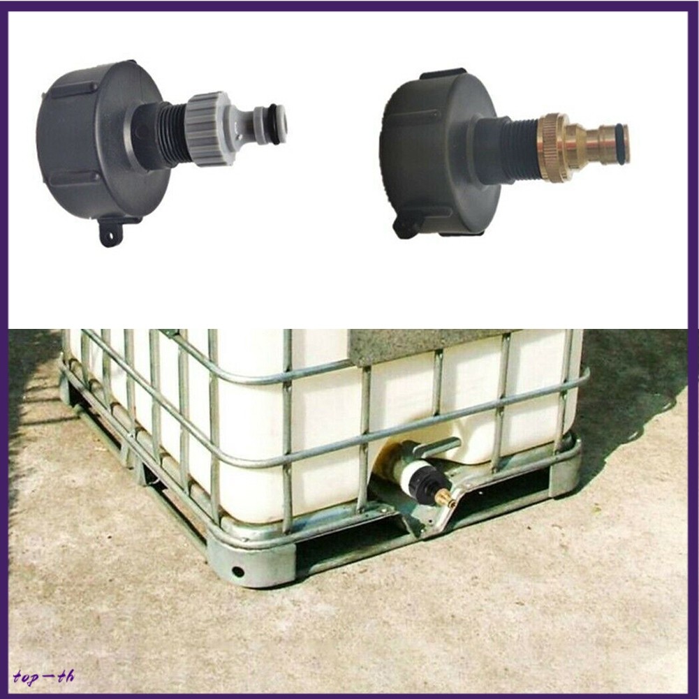 [YAT]IBC อะแดปเตอร์ 3/4in พร้อม Outlet Tap Rainwater สําหรับกลองถังคอนเทนเนอร์ 1000L S60X6
