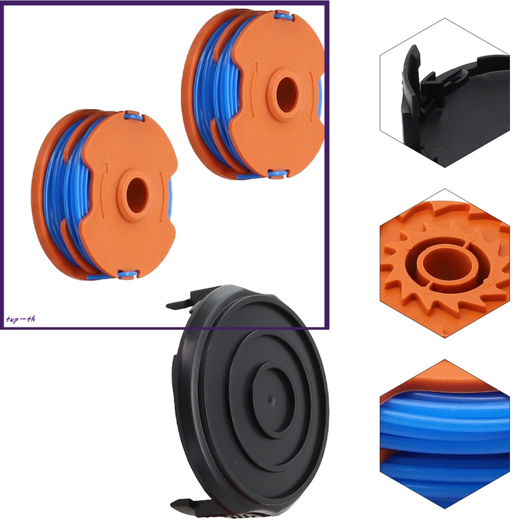 [YAT]Spool & Line & Cap Cover สําหรับ Ozito LTR-529U สําหรับ WG119E เครื่องตัดหญ้า
