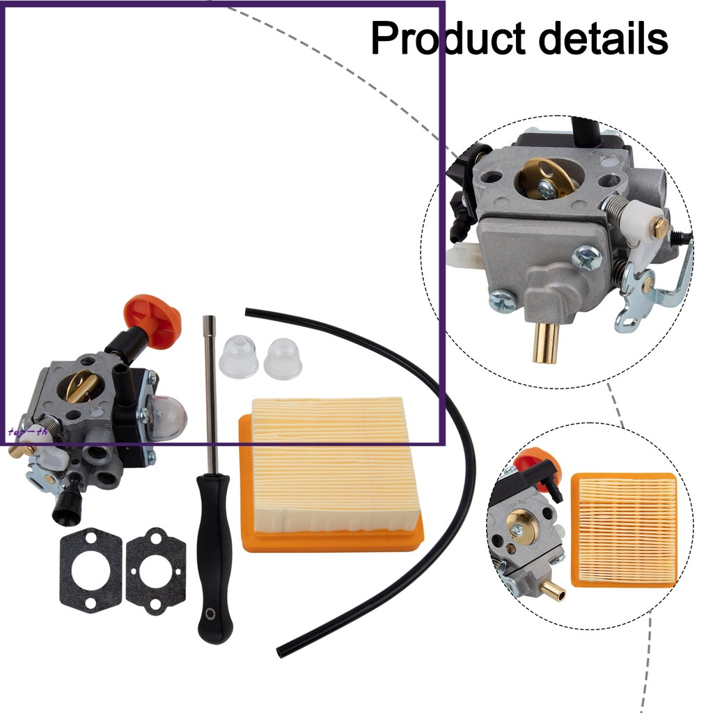 [YAT]Carburettor Kit สําหรับ FS131 FS131R FS311 KM131 HT131 HT132 HT133 HT134 เปลี่ยน