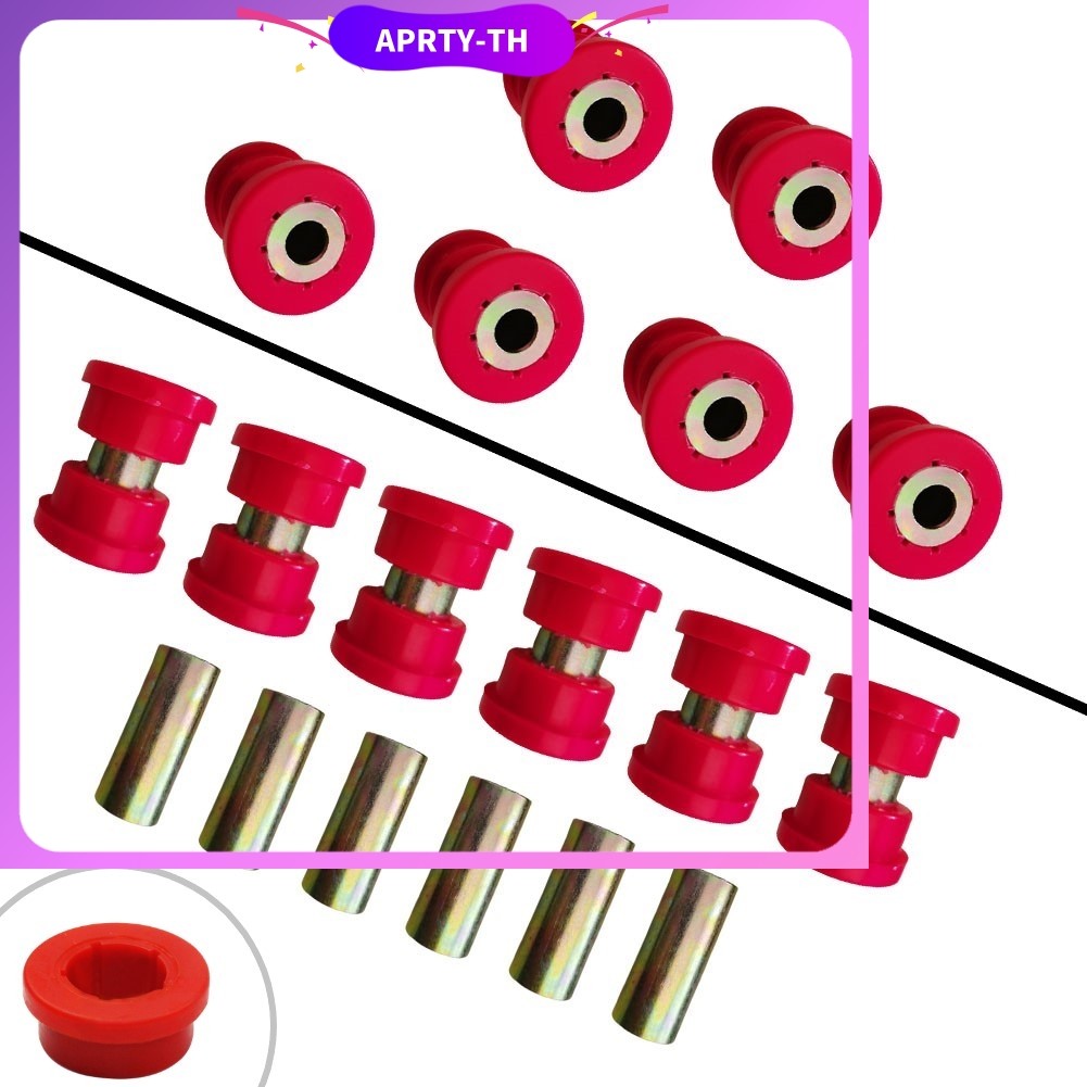 <APRTY>6 ชุด POLYURETHANE CONTROL BUSHING KIT สําหรับ Honda สําหรับ CIVIC 88-95 EG/96-00 สําหรับ RD