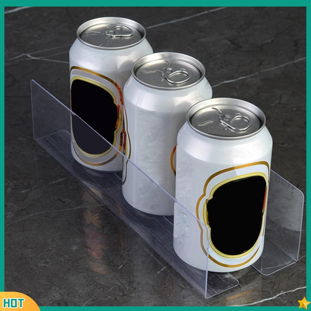 xk85 10-Pack Clear L-Shaped Plastic Shelf Dividers สําหรับจัดระเบียบตู้เย็นและสํานักงาน