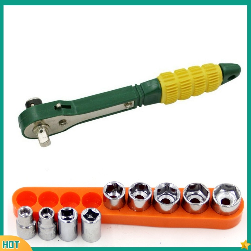 xk85 ประแจวงล้อด่วนซ็อกเก็ต 5-13 มม. 1/4 นิ้วไดร์เวอร์ ดอกไขควง T10/T20/T25