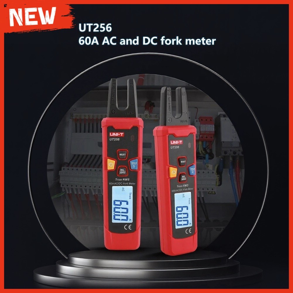 ใหม่60A AC/DC แคลมป์มิเตอร์ UT256 True สําหรับ RMS Digital Ammeter NCV Test