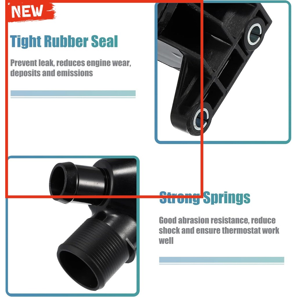 ใหม่Engine Coolant Thermostat Housing Assembly สําหรับ N20 สําหรับ 320i 328i สําหรับ 528i X1X3