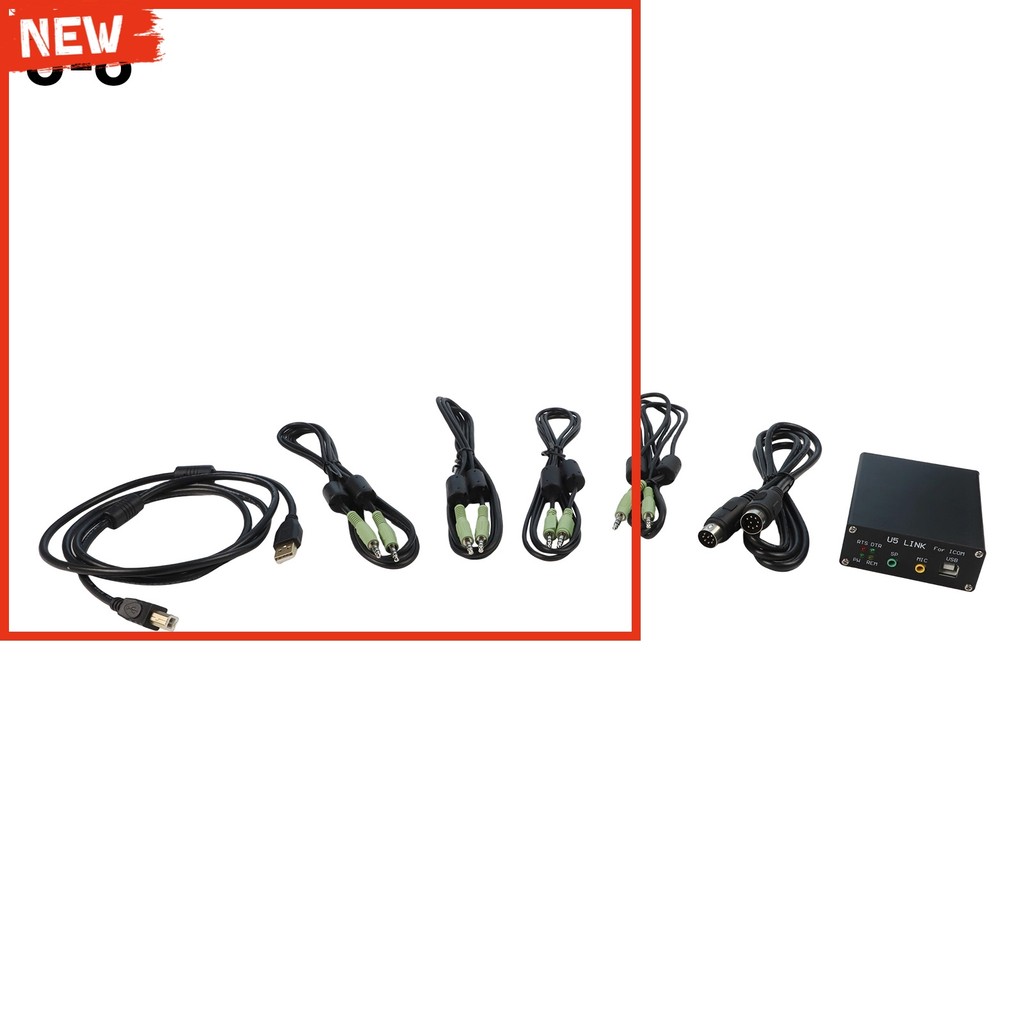NEWfor U5 Link สําหรับขั้วต่อวิทยุ ICOM พร้อมอินเทอร์เฟซไฟ DIN8-DIN8 pc66