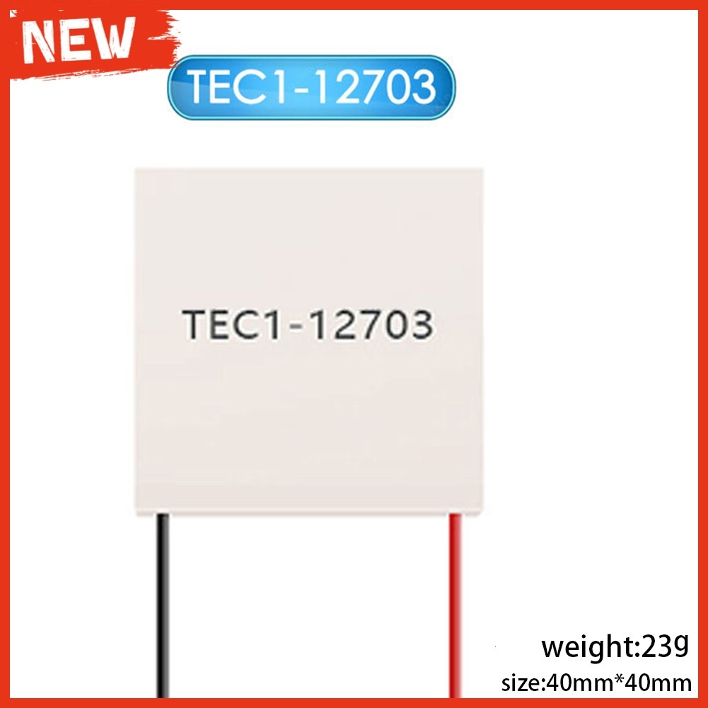 ใหม่TEC1 12703~12715 ฮีทซิงค์ Thermoelectric Cooler Cooling Peltier Plate 40x40mm