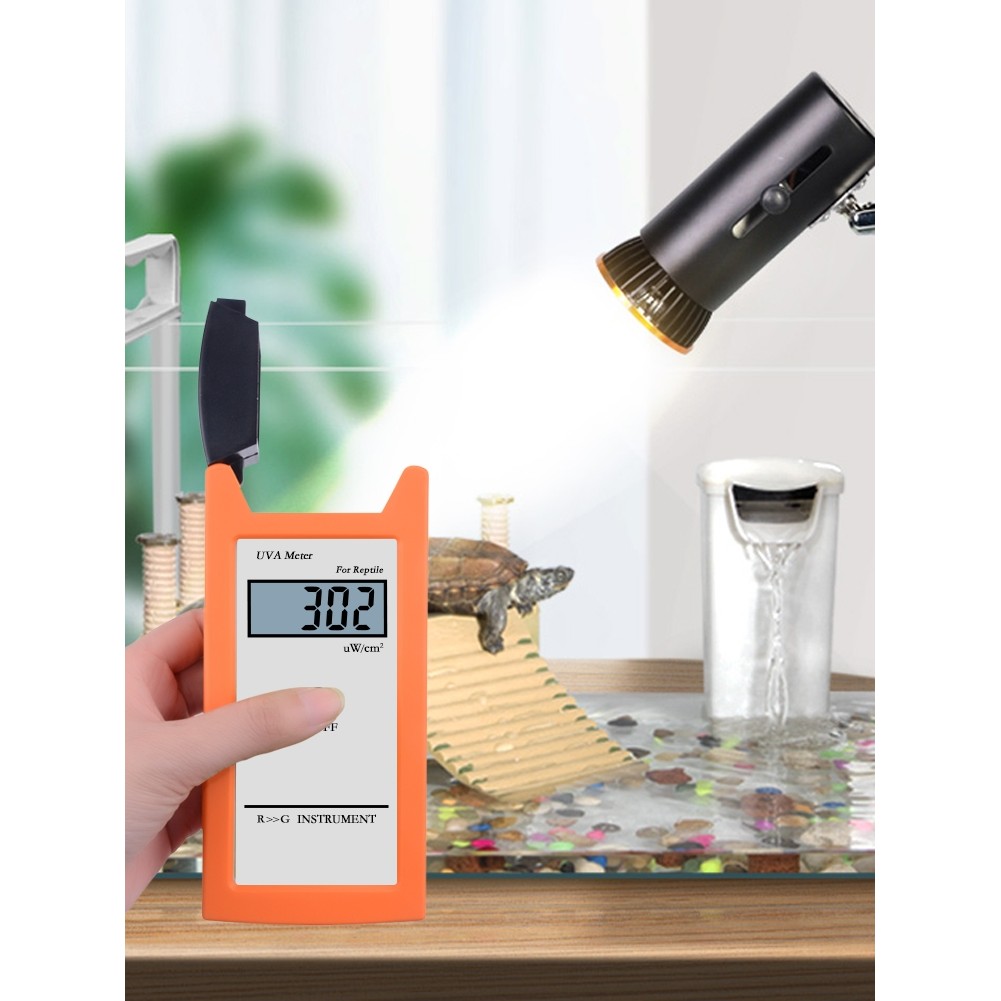 ใหม่UVA เครื่องทดสอบมือถือสําหรับสัตว์เลื้อยคลานแสงแดด UV Meter สําหรับเครื่องตรวจจับ UV สําหรับสัตว