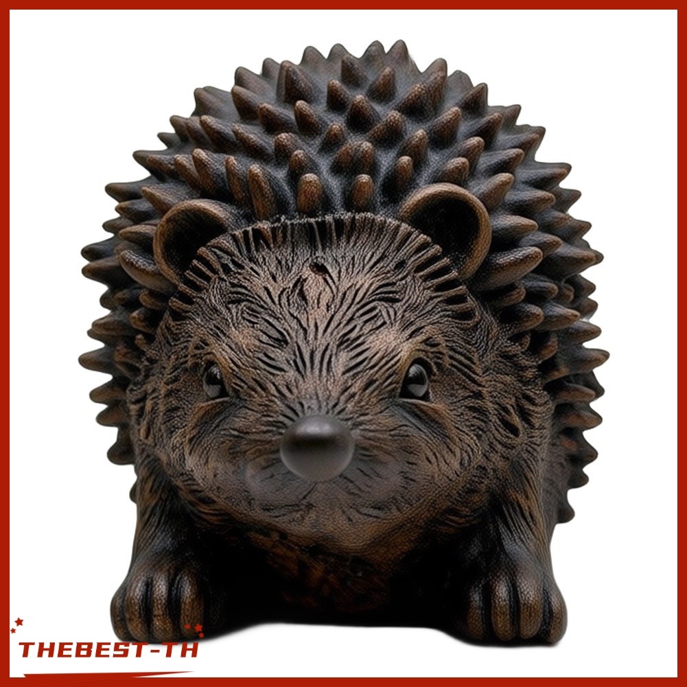 THEBESTWaterproof Hedgehog Fake Rock Key Hider: Secure & Stylish Outdoor Storage!