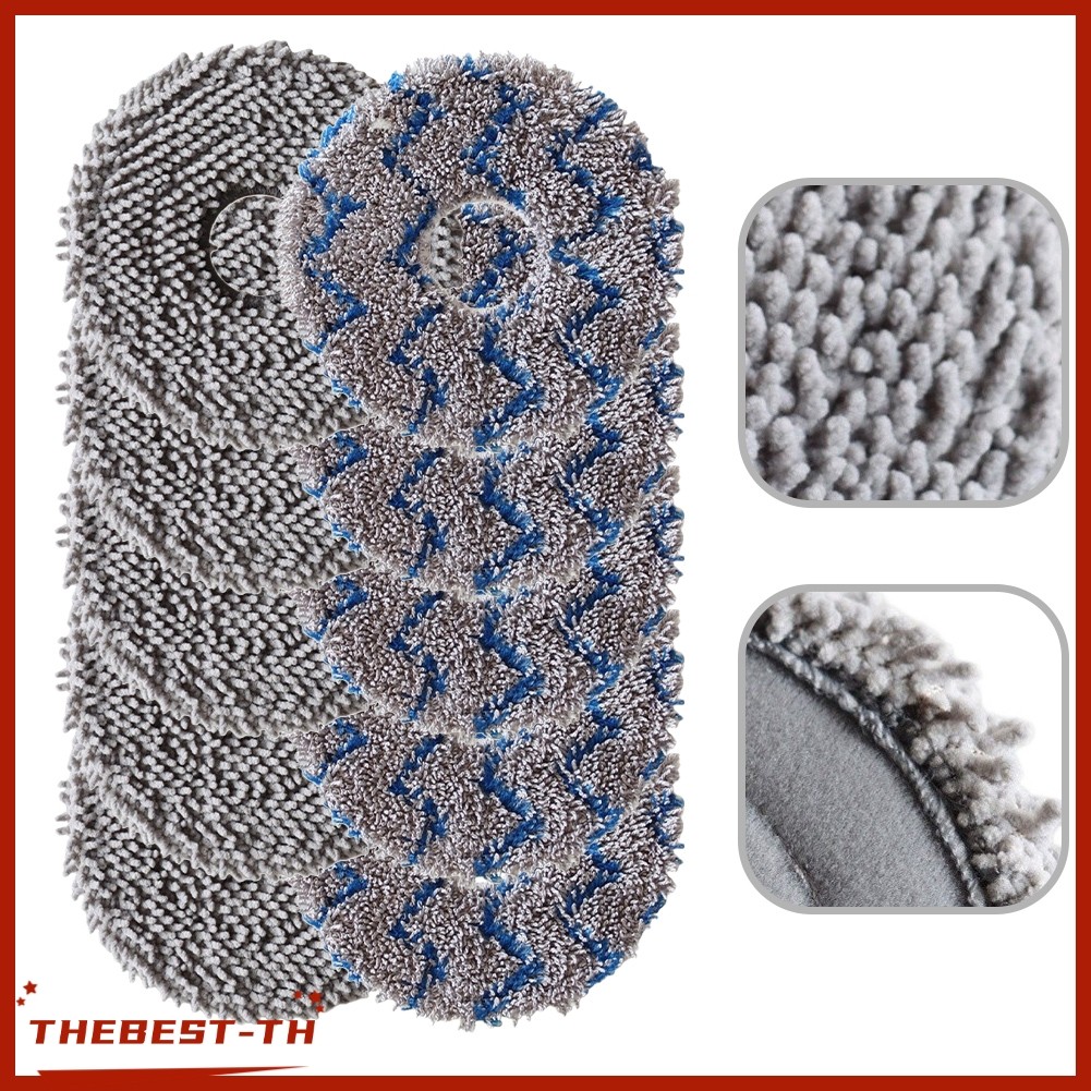 THEBEST ผ้าถูพื้น Microfibre Roborock สําหรับ Saros 20/สําหรับ 10R/สําหรับ Z70, สําหรับ Qrevo S5V