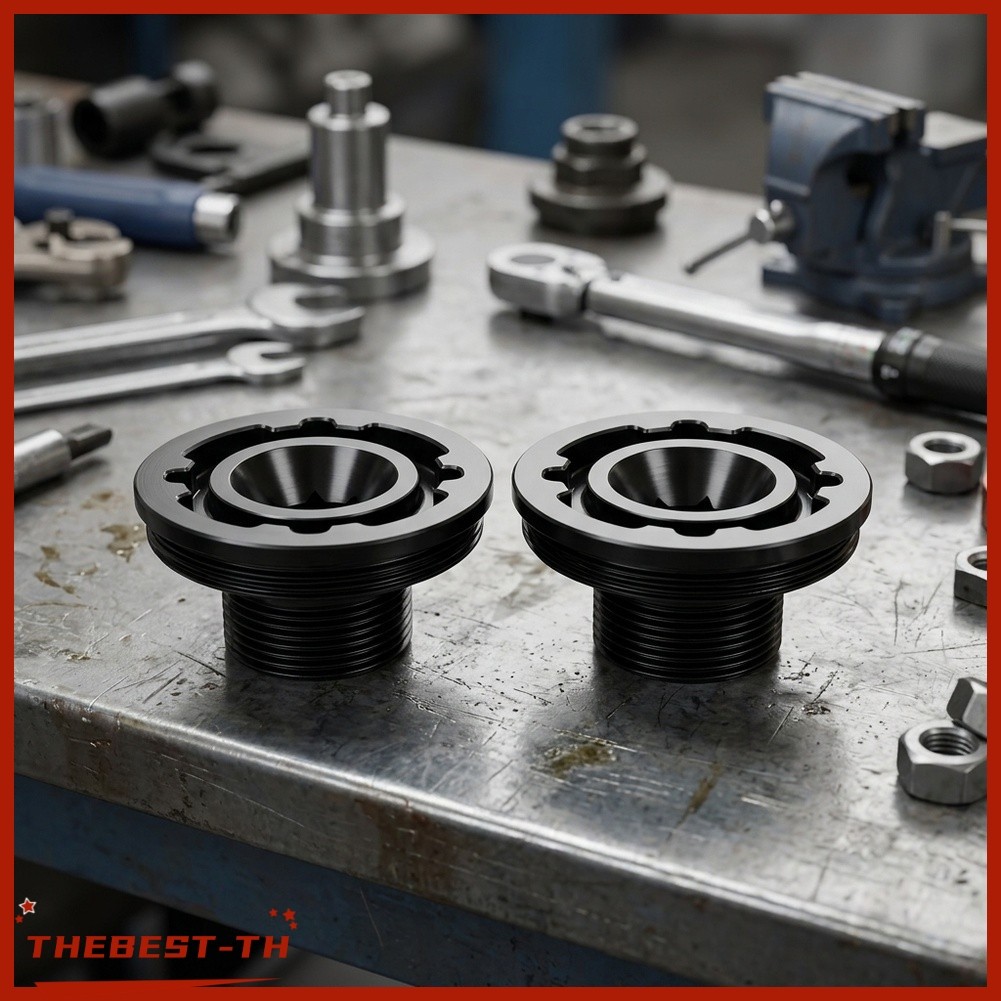 THEBESTUltra-Light 7075 Anodized Aluminium Cranks Bolt สําหรับเพลาไทเทเนียม 24 มม.