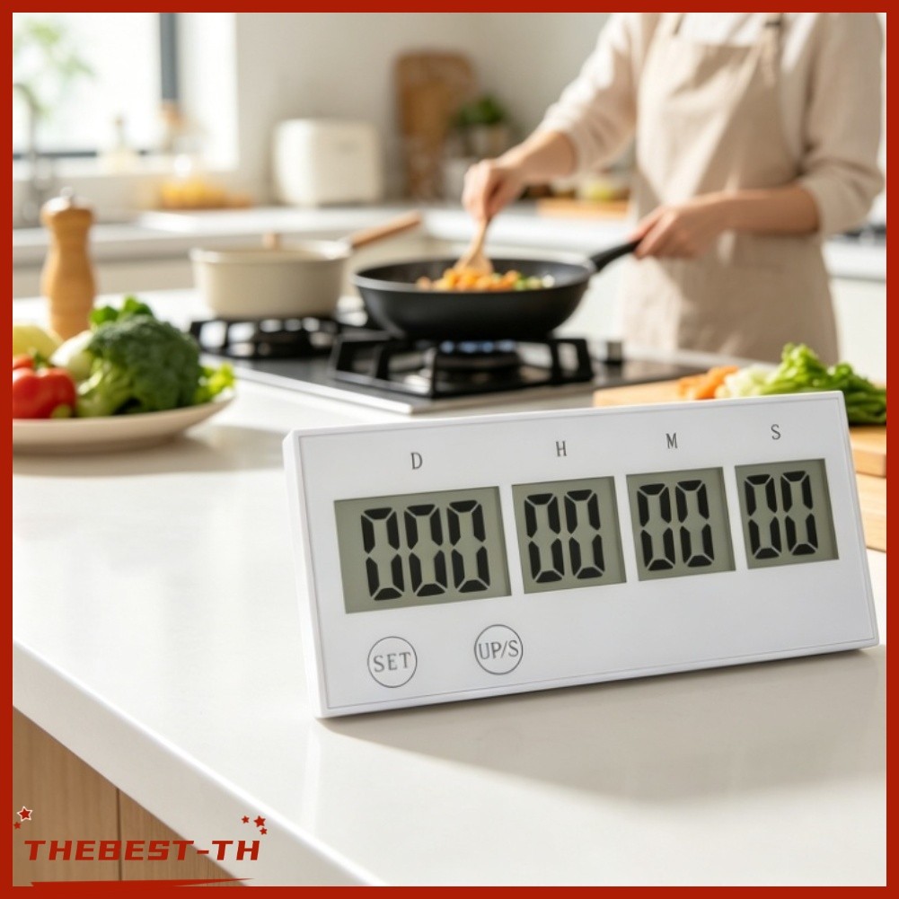 THEBESTKichen Timer study Timer 999 วันนับลงจับเวลาสําหรับห้องครัวงานแต่งงาน