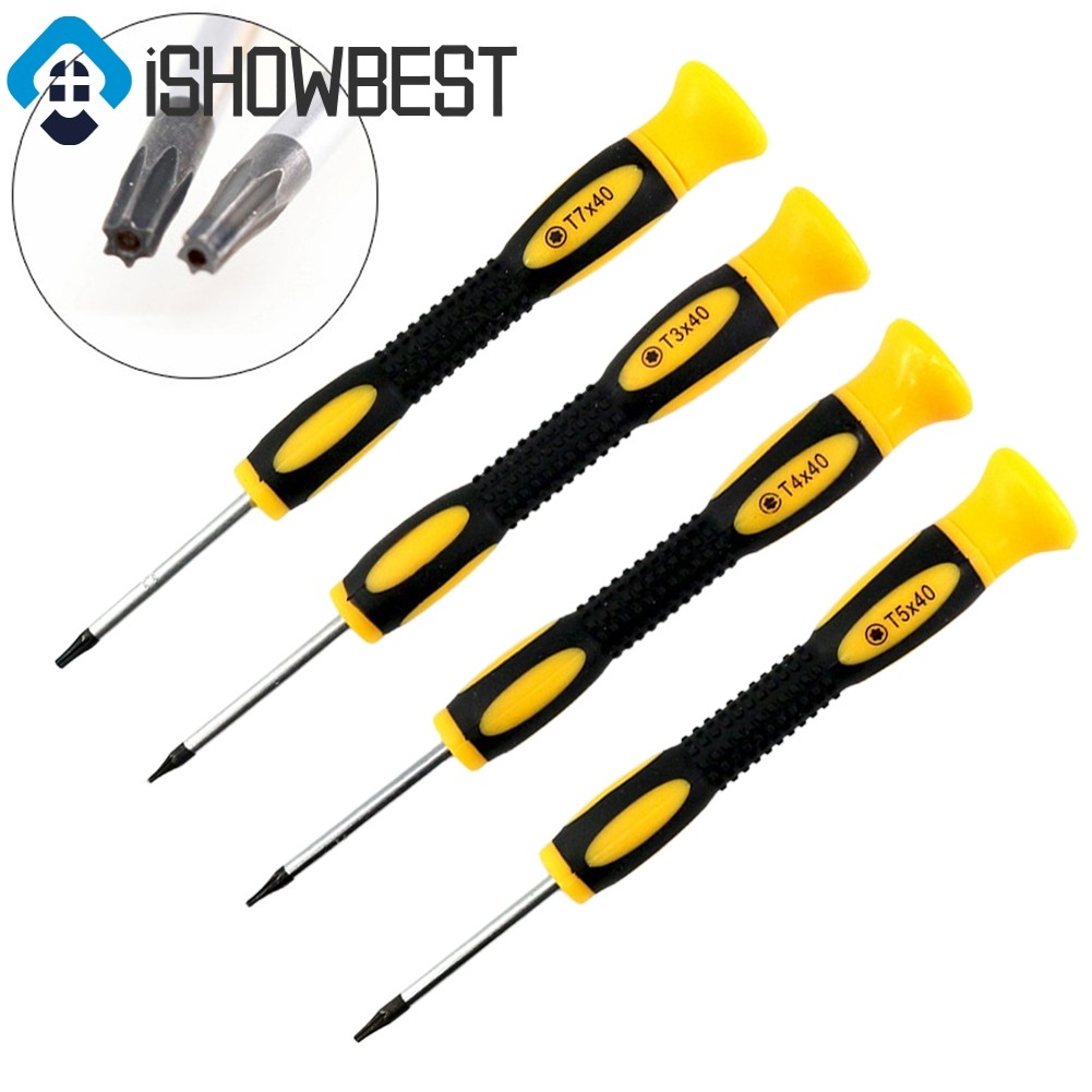 [จัดส่งรวดเร็ว] T3 T4 T5H T7H ไขควง Torx หกเหลี่ยมพร้อมเครื่องมือถอดไขควงรู❀