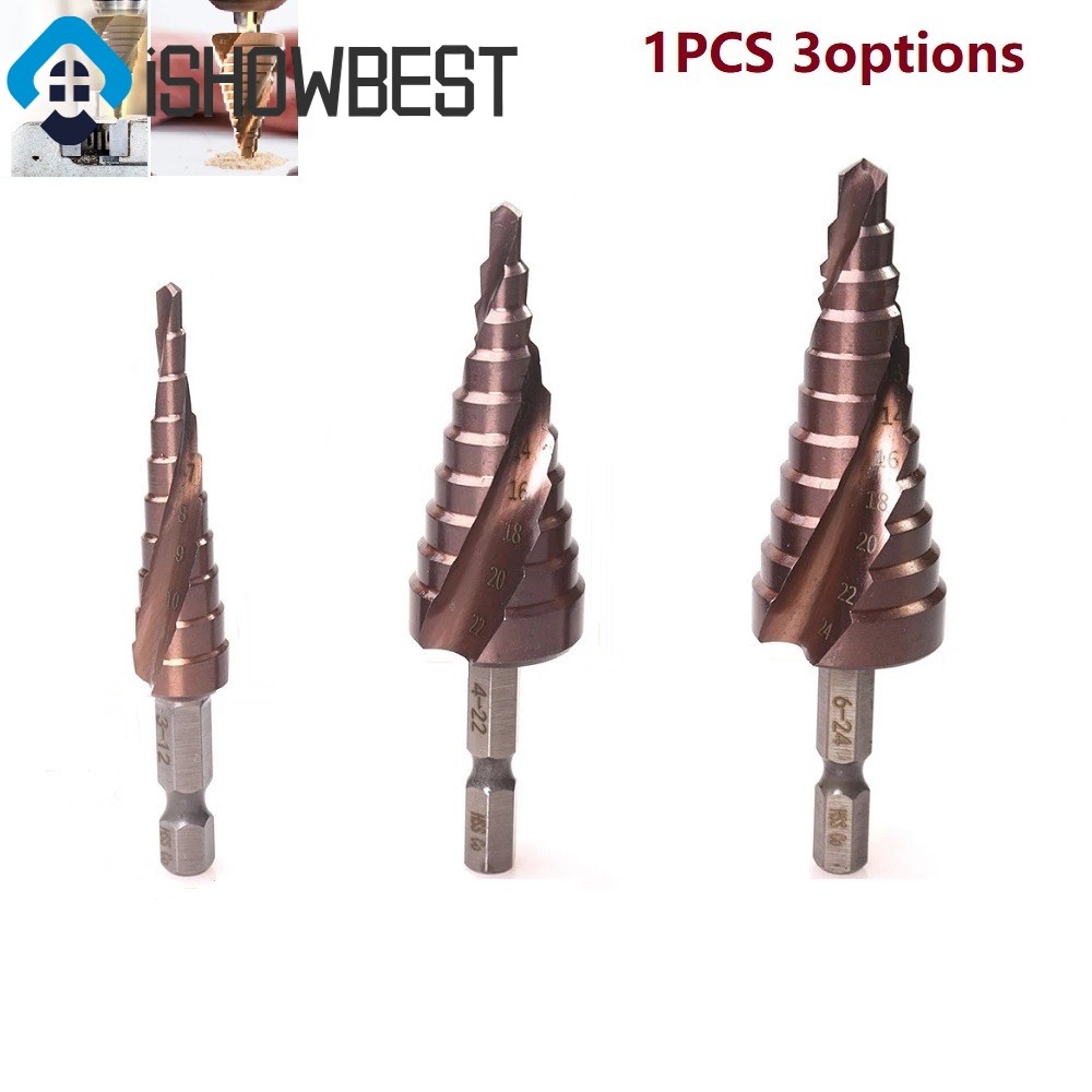 [จัดส่งรวดเร็ว] M35 5% Cobalt Step Drill Bit 3-12 4-22 6-24 HSS-CO HSS Cone ดอกสว่านโลหะ❀