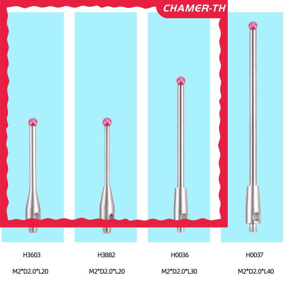 <CHAMER>1pcs M2 Touch Probe CMM Probe สําหรับเคล็ดลับ CMM Stylus Ball Gauge Head สําหรับ 3D