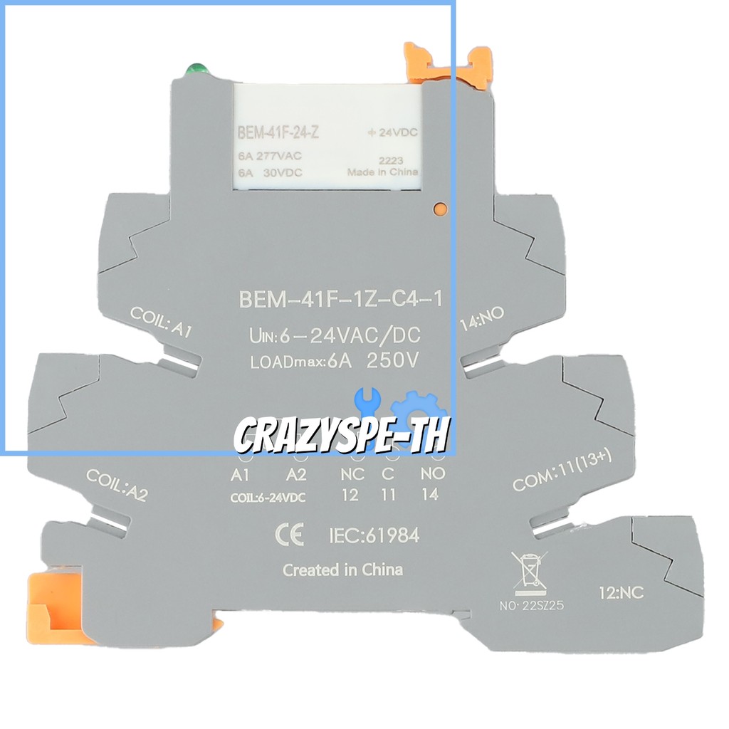 {CRAZYSPE} สําหรับสปริงรีเลย์บางเฉียบสําหรับประเภทชิปบาง BEM-41F-1Z-C4-R รีเลย์