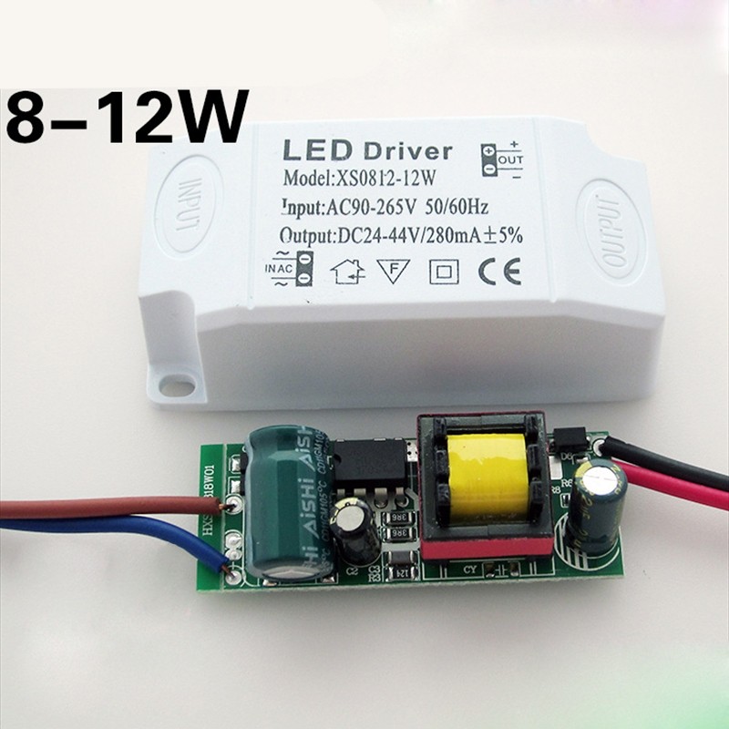 [TRSBX]AC90~265V 3~24W LED Driver Power Supply Adapter Transformer สําหรับไฟ LED